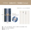 Marks KNP-GB141-WH Men's Striped Gold Seal Wedding Gift White