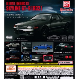 Ultimate Luminous GT Skyline GT-R (R32) [Complete Set of 4 Types] Gacha Capsule Toy