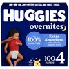 Huggies Size 4 Overnites Baby Diapers: Overnight Diapers, Size 4