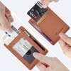 Travelambo Front Pocket Minimalist Leather Slim Wallet RFID Blocking Medium