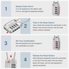 Puroma 2 Pack TSA Approved Luggage Lock, 4 Digit Combination