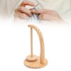 Yarn Holder Easy Installation Stable Structure Rotatable Wooden Yarn Ball