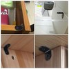 Samcos L-Shaped Fitting Stainless Steel L-Angle Bracket Right Angle Hook