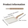 MAXCOOK Small Egg Pan Tamagoyaki Pan Nonstick Japanese Omelette Pan