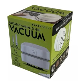 Smart Point Portable Handheld Mini Vacuum for Keyboard W/attachment & Brush