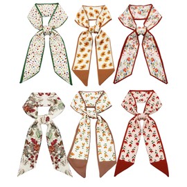 Purse Scarf Handbags For Women Skinny Hair Neck Accessories Scarves With Bag Scarfs Handle Fashion Lightweight 37.8x 2.6inch 01