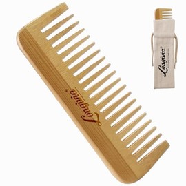 Comb for Curls Hair Ecological Wooden Comb Coarse 100% Natural Bamboo Curling Comb Natural Curls - Comb Wide Tooth Comb Detangling Comb
