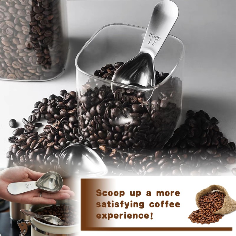 Coffee Spoon Scoop, 18/8 Coffee Spoon, Measuring Spoon, Coffee Measuring