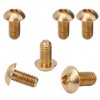50Pcs Round Hex Socket Screw Copper Fastener Hardware Tools Industrial