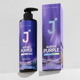 Jay Forest J.Sup ColorJ Aurora Complementary Color Dye Shampoo Purple 380ml / 제이숲 컬러제이 오로라 보색 염색 샴푸 퍼플 380ml