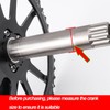 Zengjunwei 12 Pcs Fahrrad Innenlagerdichtung 24mm Tretlager Spacer Kit Kurbelgarnitur