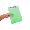 Maul writing board, plastic, A4 clipboard, hanging loop Green