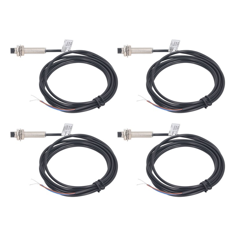 4 Sets 8mm Proximity Sensor Inductive Proximity Switch NPN 2