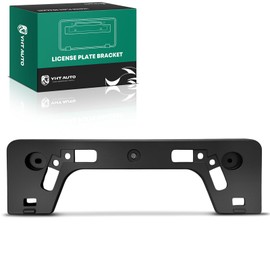 YHTAUTO Front License Plate Frame W/o Screws Compatible with Lexus CT200h 2011-2013 L4 1.8L, Plastic Black Bumper License Plate Bracket, No Drill Licence Plate Holder