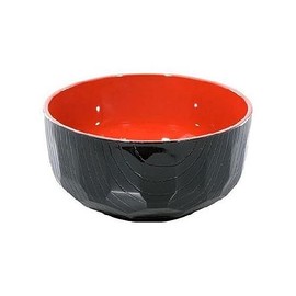 JapanBargain 1871, Japanese Donburi Bowl Noodle Soup Bowl Ramen Udon Bowl Plastic Lacquered Bowl for Pho Poke, 5-7/8" Diameter, Made in Japan, Pack of 2