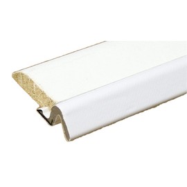 White Primed Colonial Pattern Door Weatherstrip Set, with Q-LON Weatherstrip 2-7 FT (84") Pieces and 1-3 FT (37") Piece