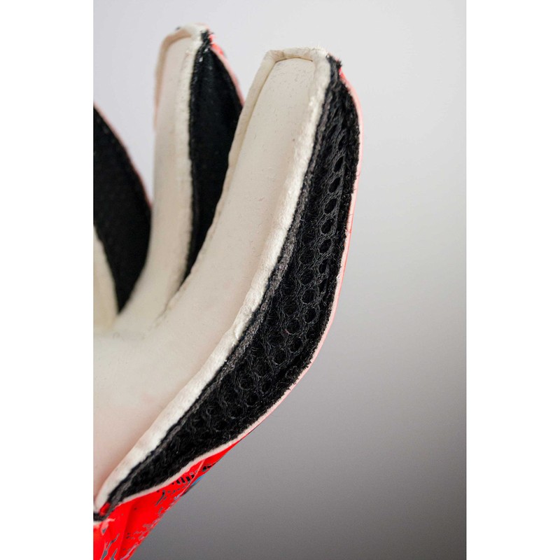 Reusch Attrakt Grip Goalkeeper Gloves Bright Red/Future Blue 8.5