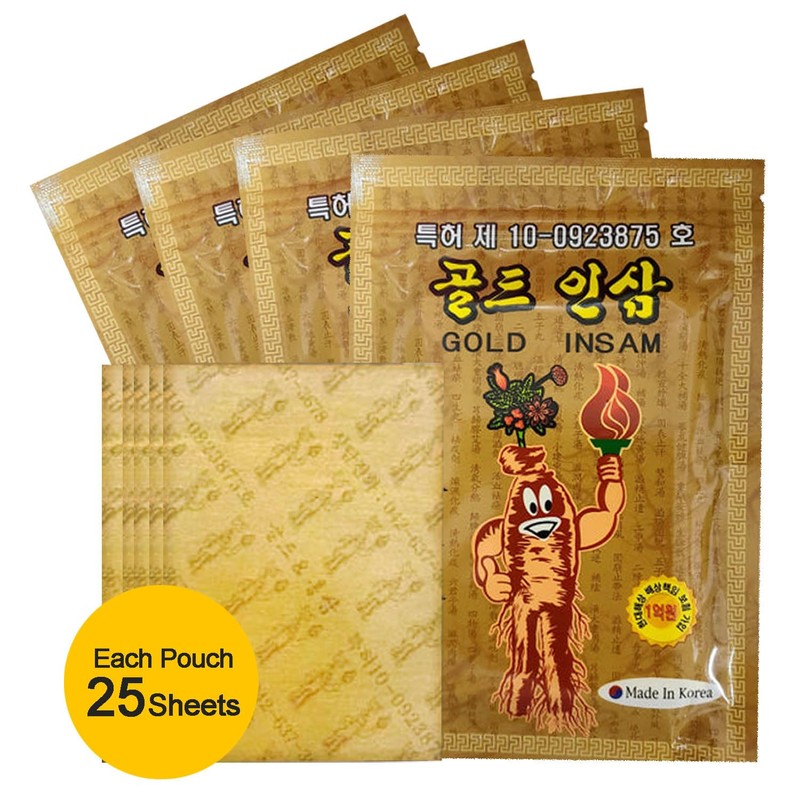 DEAD SKIN Korean Traditional Herbal Patch with Ginseng, Power Strips