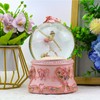 Ballet Dancer Snow Globe Music Box with LED Lights, Dancing