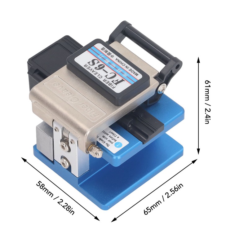 Fiber Cleaver Tool Kit Optical Cutter High Accuracy Cold Welding