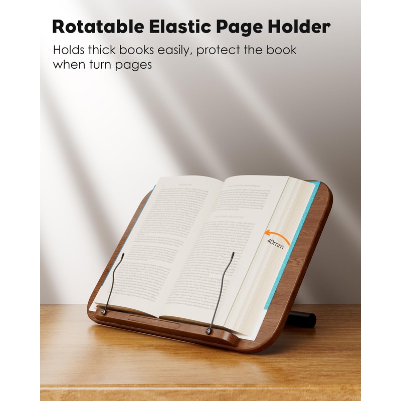 aboutool 2 in 1 Dual-use Floor Book Stand & Desktop