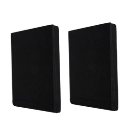 Kisangel 2Pcs Voice Box Soundproof Cushion Pads Acoustic Isolation Sponge for Studio Monitors Loudspeakers Shockproof Sound Isolation Mat Durable Foam Wedge