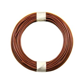 BELI-BECO L118/10 Cable - Copper Stranded Wire 1 x 0.14 mm² (1 x 18 x 0.10 mm) - 10 m Ring (Brown)