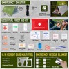 Survival Kit, 268 Pcs Survival Gear and Equipment with First