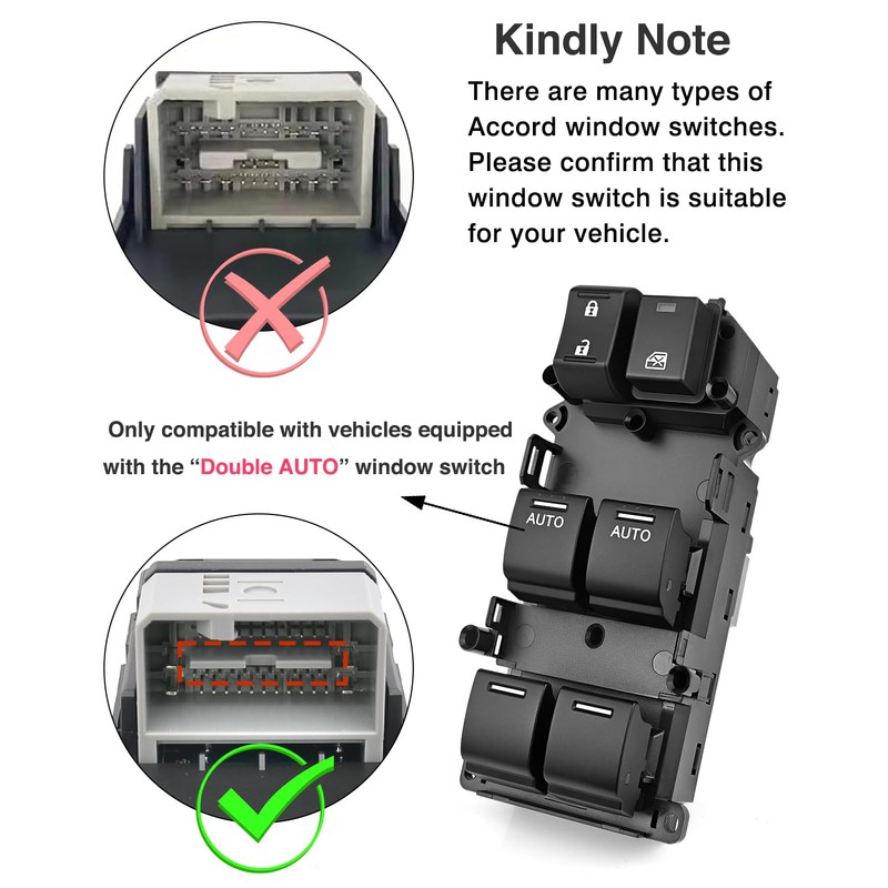 Algrix Master Window Switch Driver Side Replacement for 2013 2014