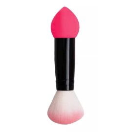 Glowish Cat Brocha Y Esponja Puff Para Maquillaje 2 En 1