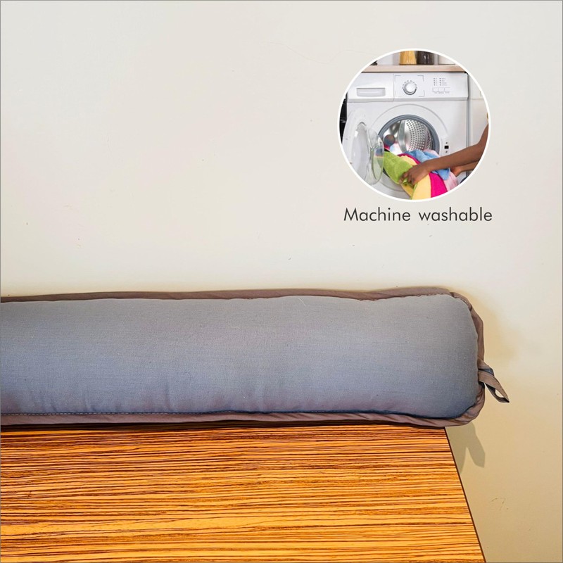 mFabrics Pack of 1 Hollowfibre Filled Draught Excluder Draft Insulator