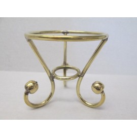 G.I.I Solid Brass 3" (Outside Diameter), Gemstone Sphere Holder, Crystal Ball Stand/r/Display