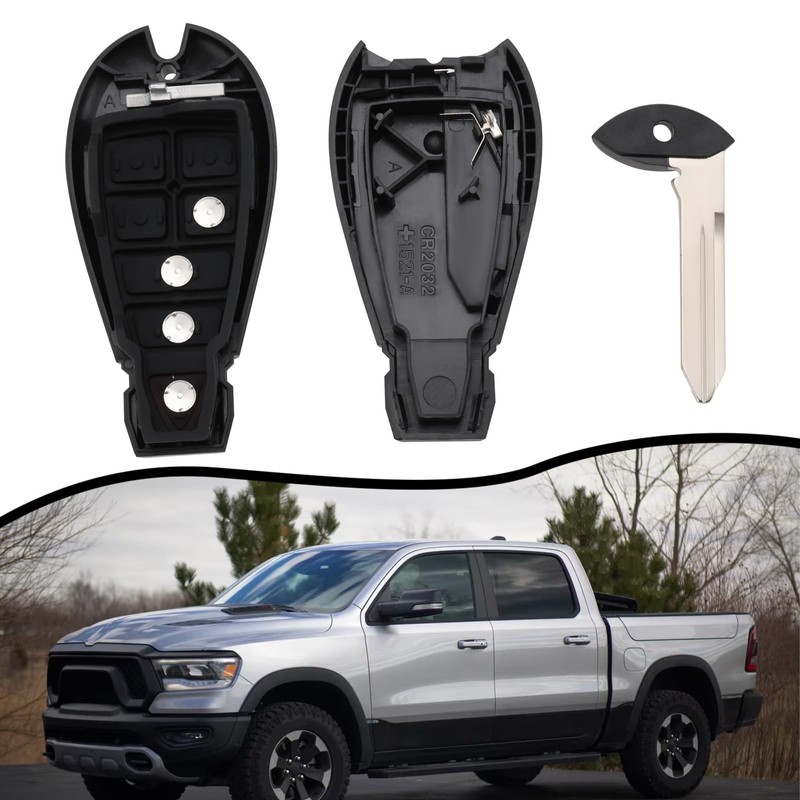 eMagTech 4 Button Car Remote Control Key Fob Cover Compatible
