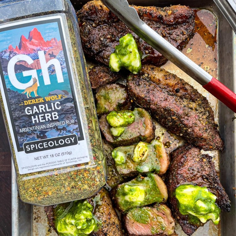 Spiceology & Derek Wolf - Garlic Herb - Argentinian-Inspired BBQ
