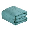 JABA Complete Bed Set with Slate Blue Silver Grey King