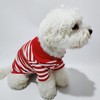 Cute Dog Clothes Striped Dog Polo Shirts Cute Sweater Puppy