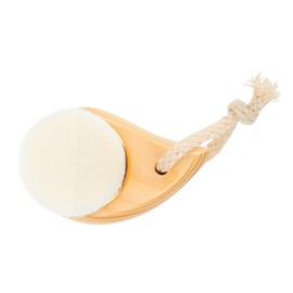 LALAFINA Wooden Facial Cleansing Brush Gentle Exfoliating Bristles for Daily Face Washing and Skin Care Routine for Removing Makeup and Deep Cleaning Pores