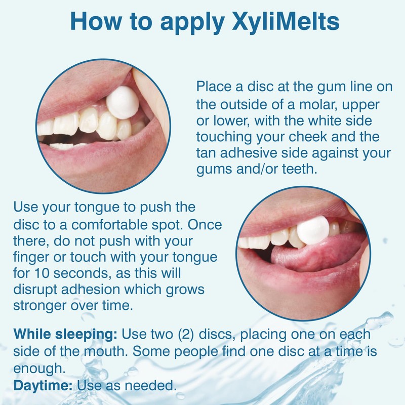 Oracoat XyliMelts for Dry Mouth Night Time or Day -