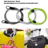 Bicycle Security Cable Lock, Double Loop Stainless Steel Wire, External