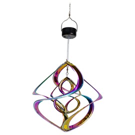 Red Carpet Studios 32265 Double LED Lighted Cosmix Spinner, Rainbow, 14 Inches