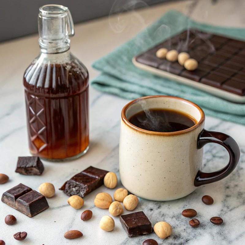 Torani Coffee Syrup, Chocolate Macadamia Nut Flavored Syrup for Drinks,
