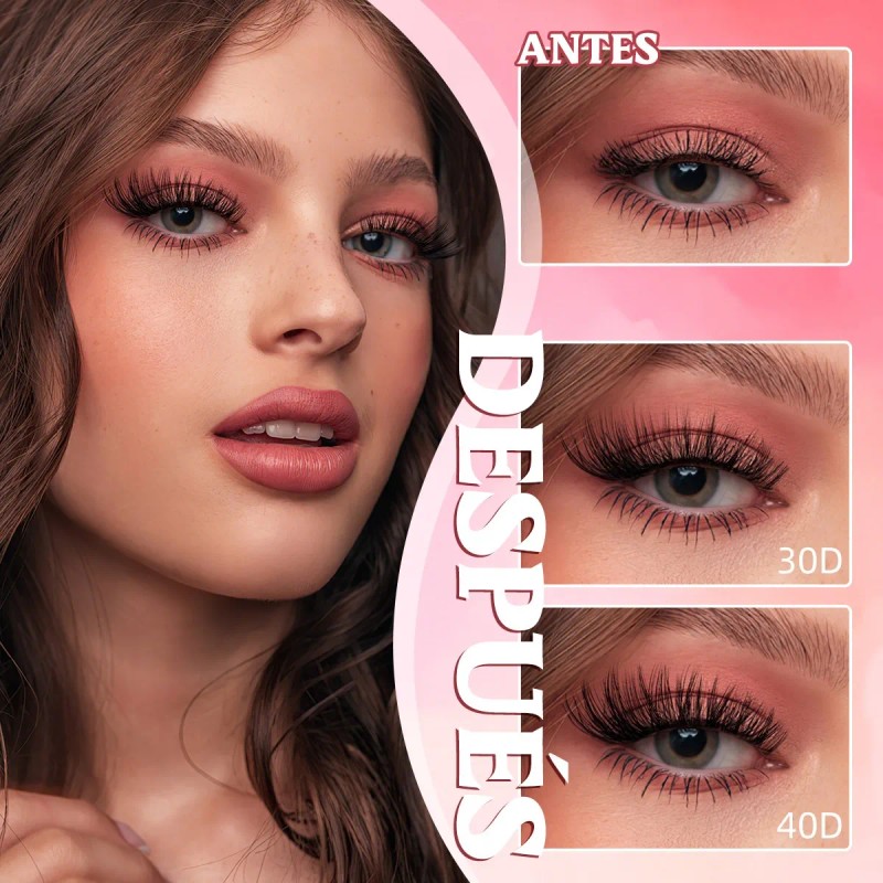 Extensiones Pestañas Diy, Kit De Racimos De Pestañas Mixto