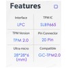 HSSDTECH TPM 2.0 Module LPC SPI 20Pin with Infineon SLB9665