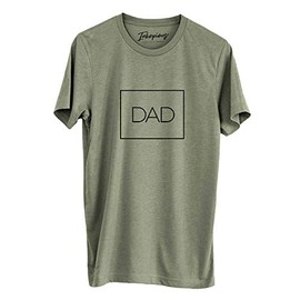 Inkopious Dad T-Shirt - First Time Father's Day Present - Unisex Crewneck 2XL Olive