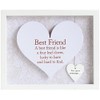 Arora 7600 Said with Sentiment Rectangular Heart Frames Best Friend,