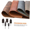 OSALADI 5Pcs Leather Burnishing Tool Edge Burnisher Rods for Polishing