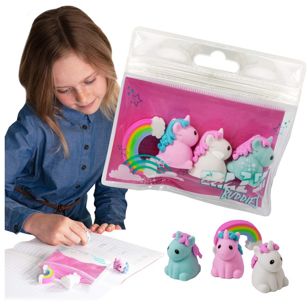 Deluxebase Erazer Buddies - Unicorn from Unicorn Rubber Erasers and