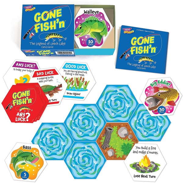 Gone FISH'n Strategy Game by TREND enterprises, Inc. - Family-Friendly Card Games
