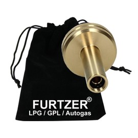 Furtzer LPG GPL Car Gas Tank Adapter M16 Dish Long Adapter with Cloth Bag
