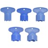 tunghey Faucet Aerator Key Removal Wrench Tool with 5 Sizes